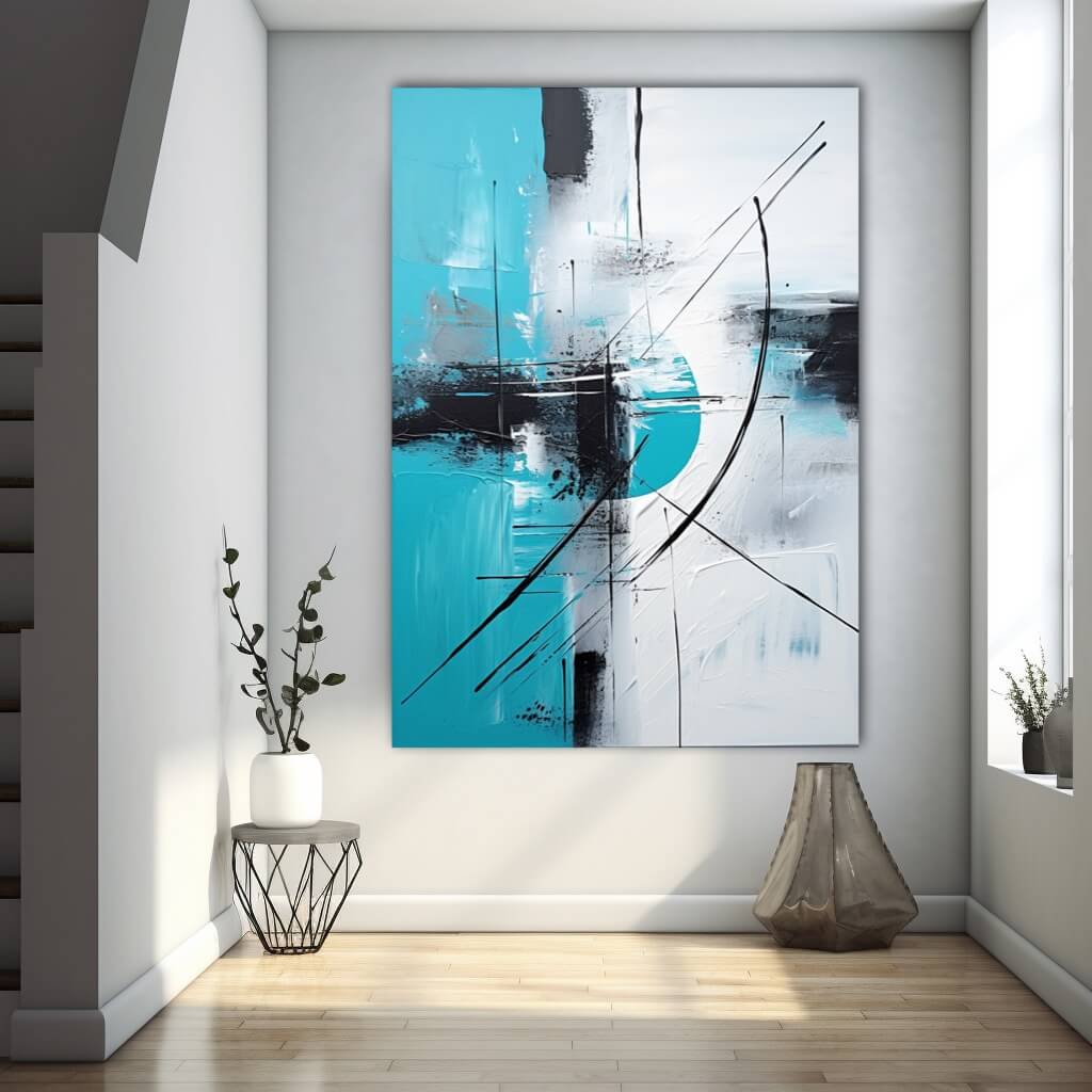Line of Depth wall art, Abstract
