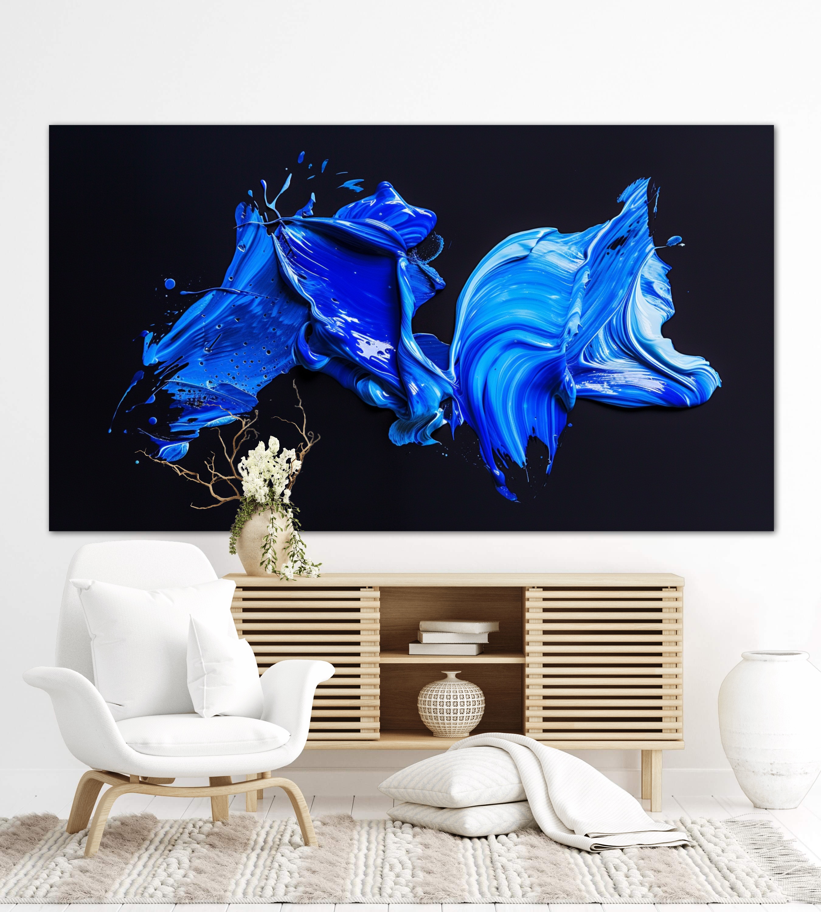 Collision of the Waves 3620 wall art, Abstract