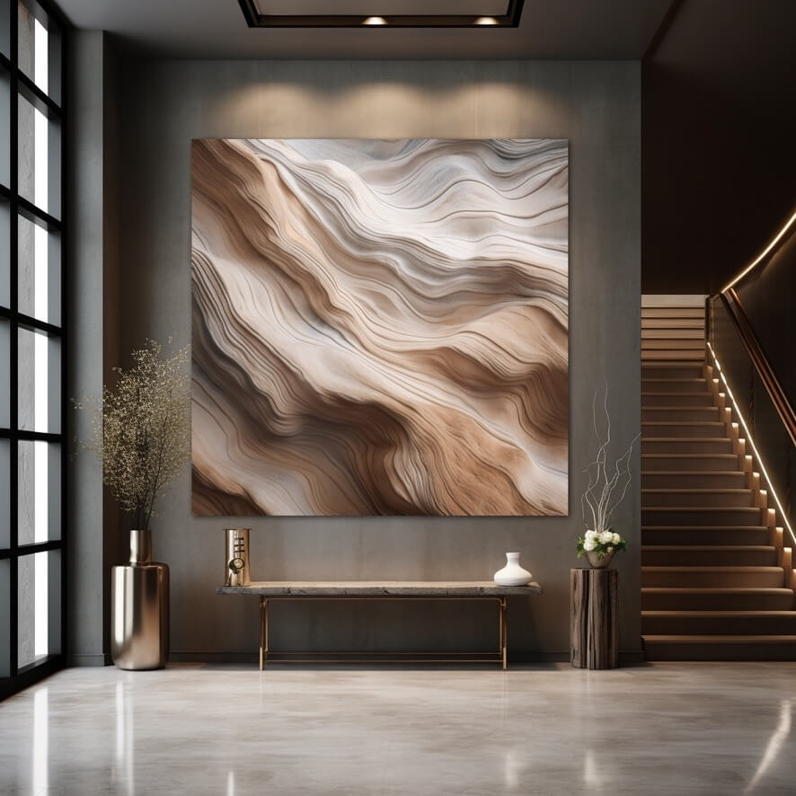 Quiet Motion wall art, Abstract