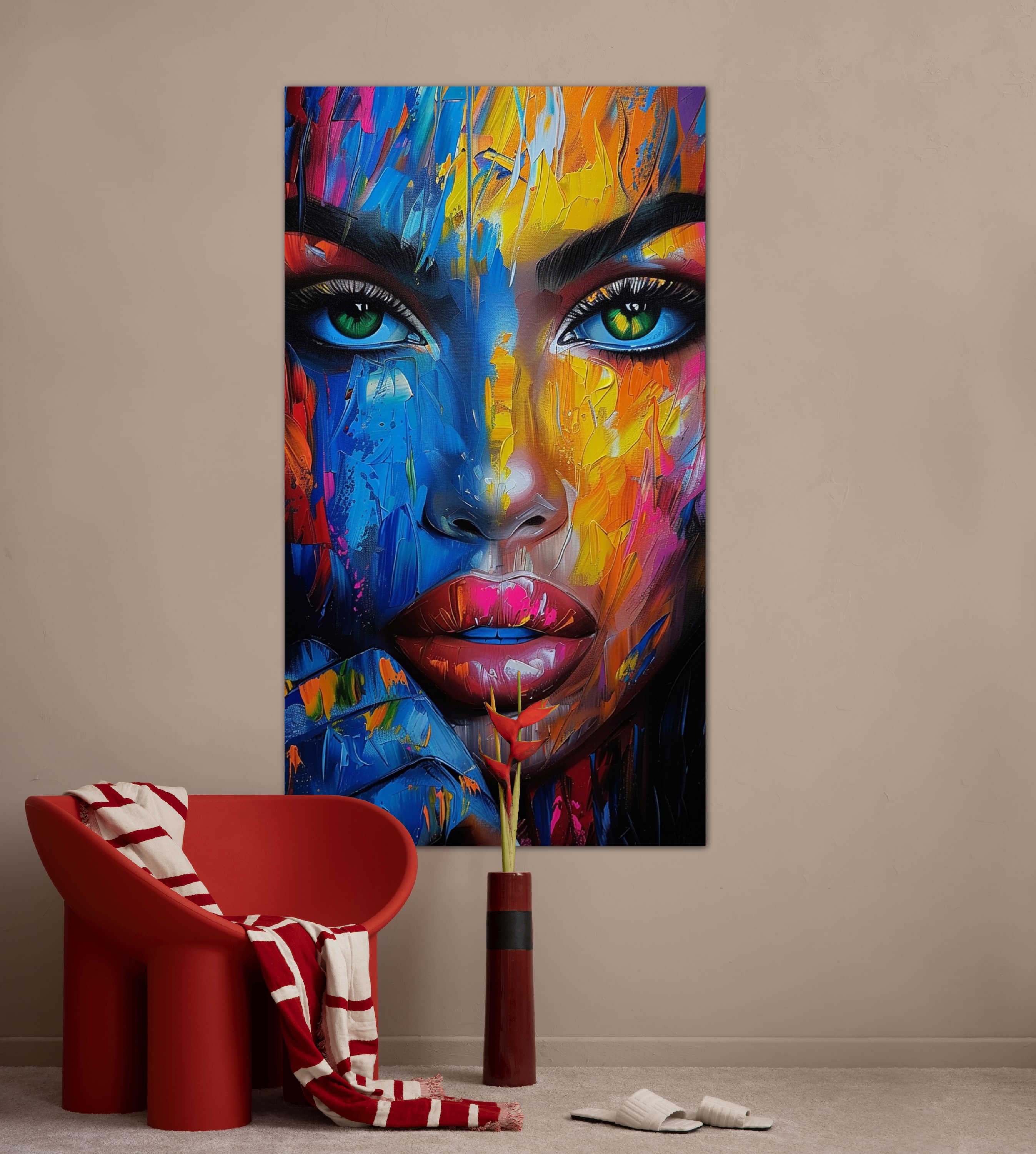 A Quiet Gaze wall art, Women