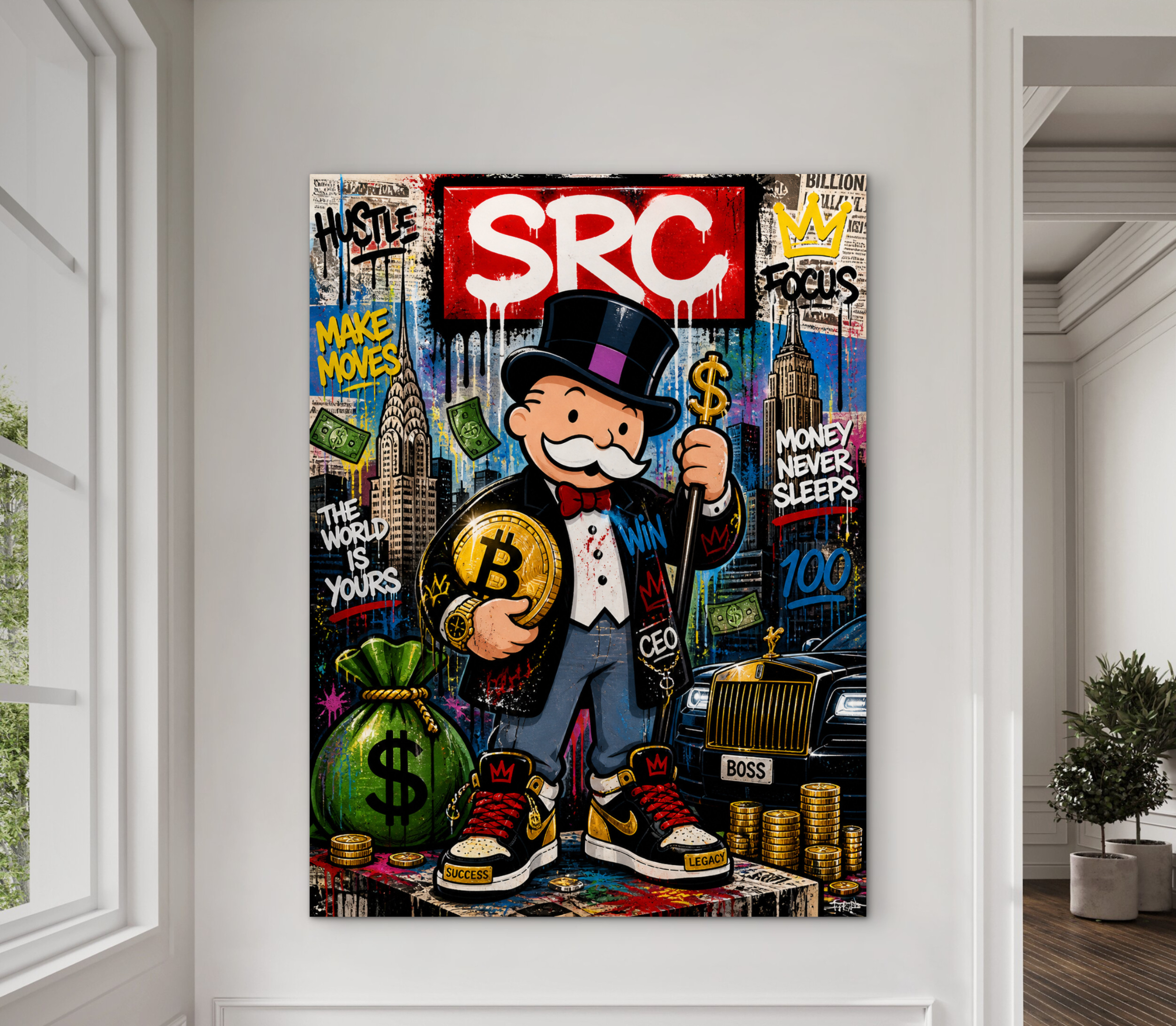 תמונת קיר משחק של מיליונים, Alec Monopoly