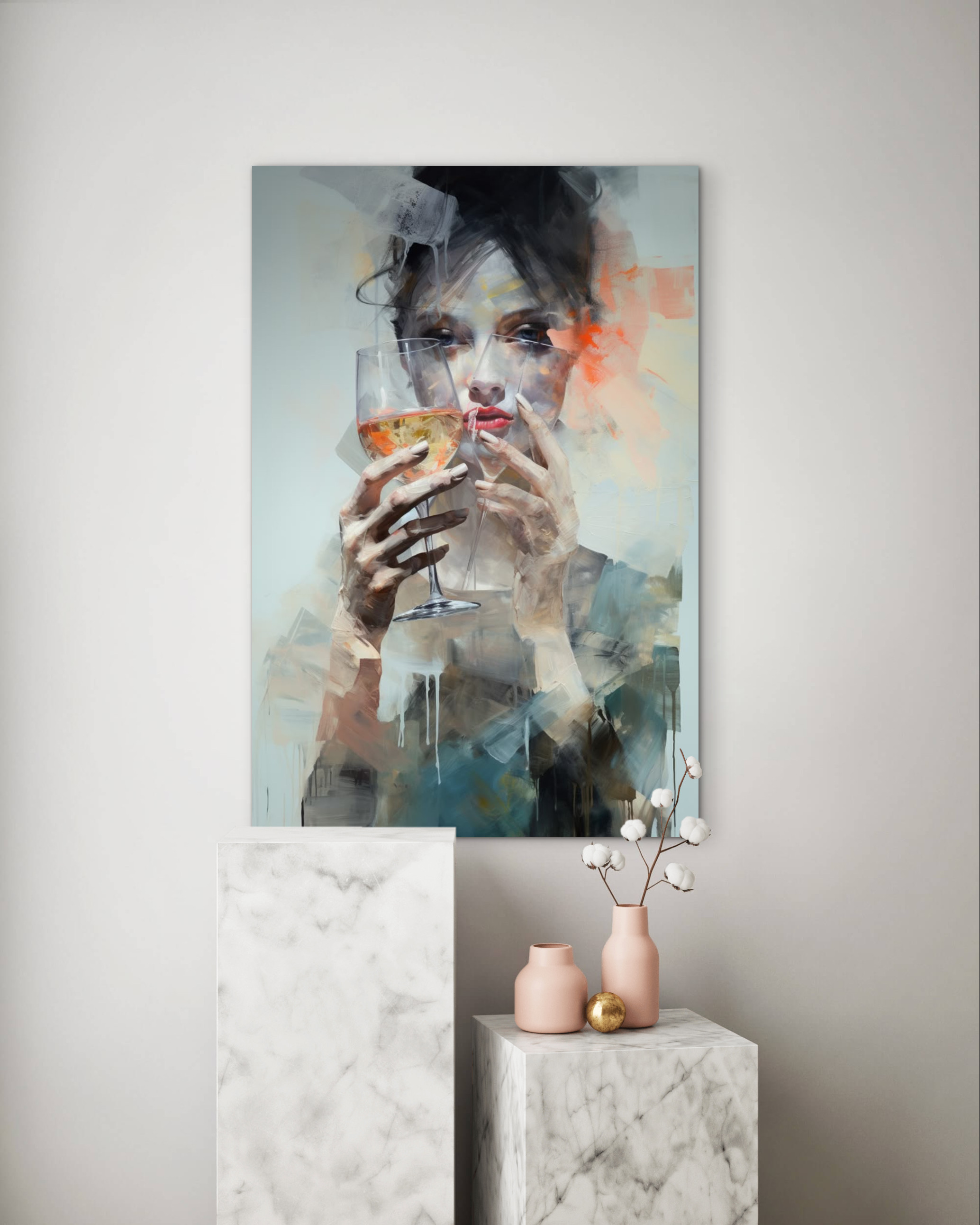A Burning Soul wall art, Women