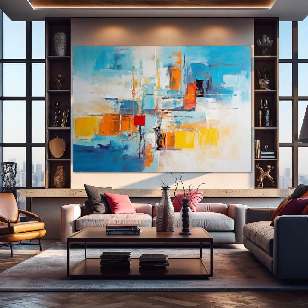 Morning Mist wall art, Abstract