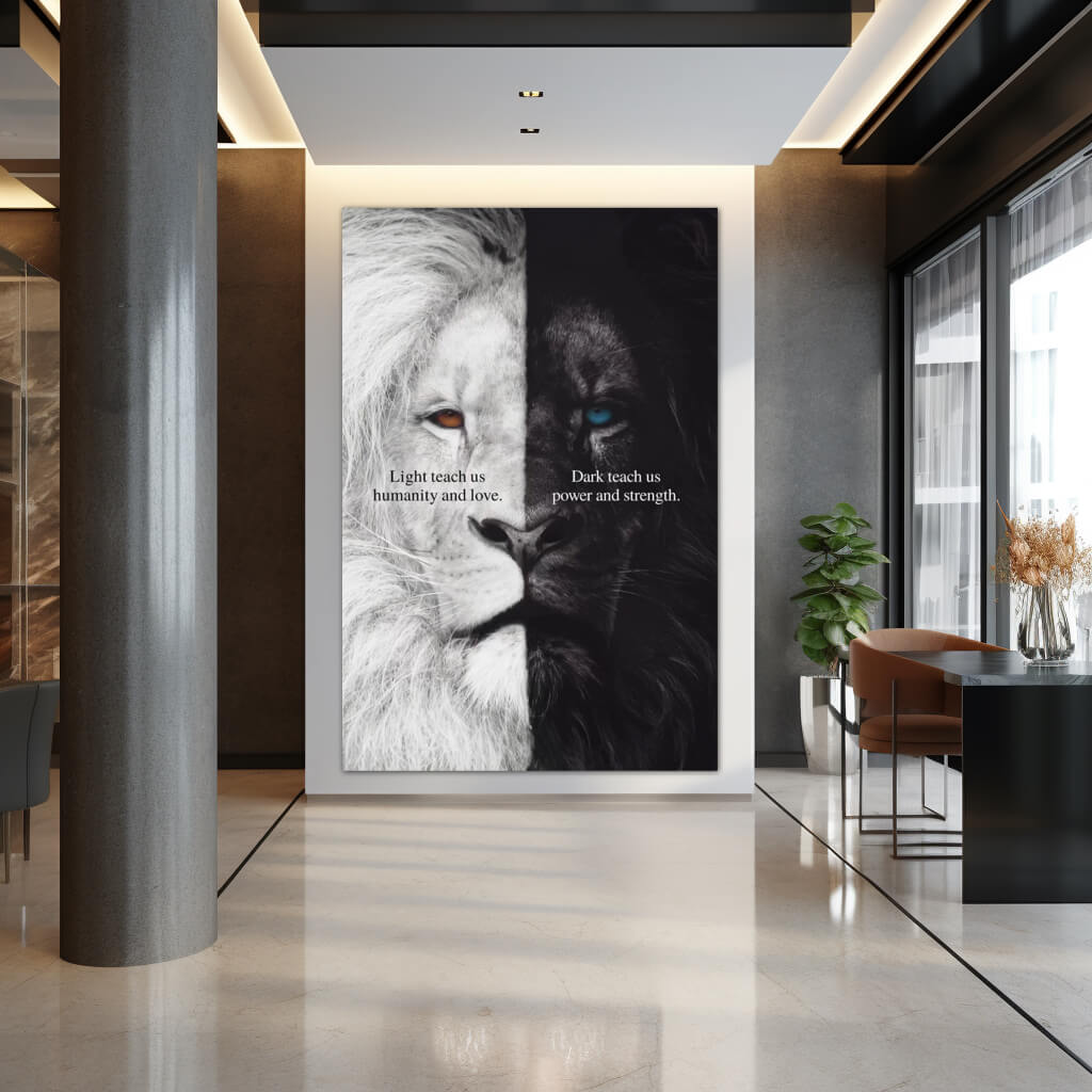 Lion - Motivation wall art, Motivation