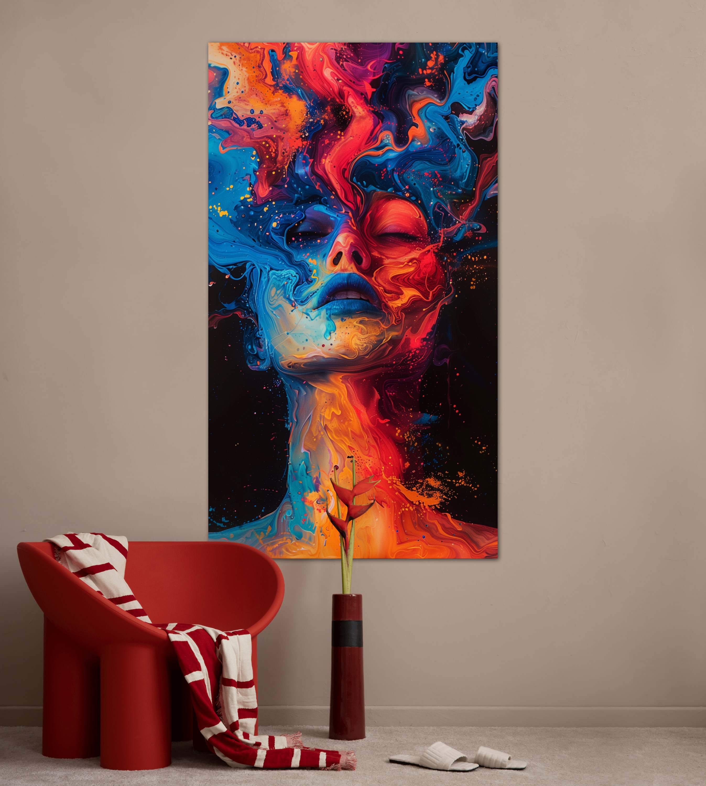Blanco Silhouette wall art, Women