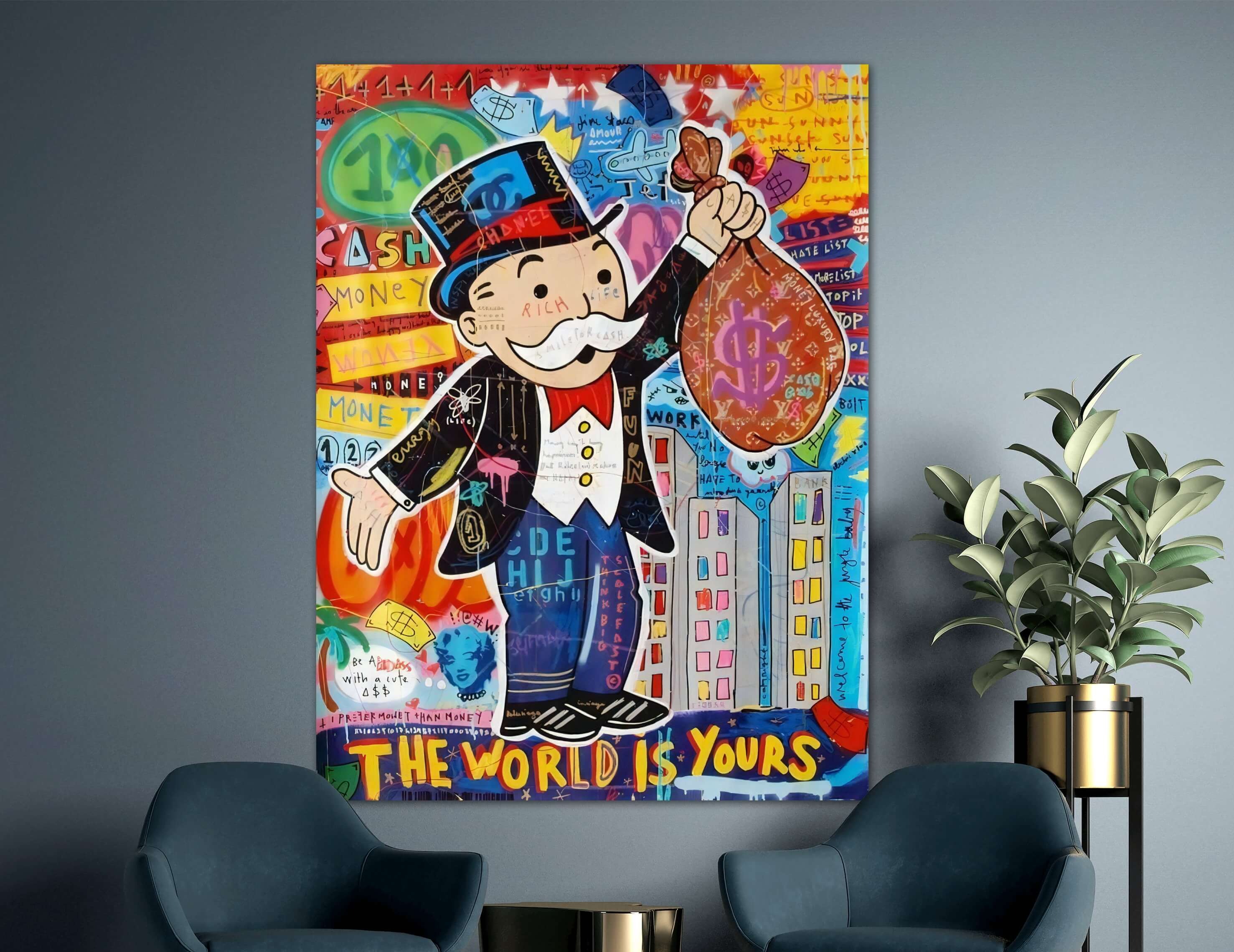תמונת קיר אלק מונופול - זהב הרחוב, Alec Monopoly