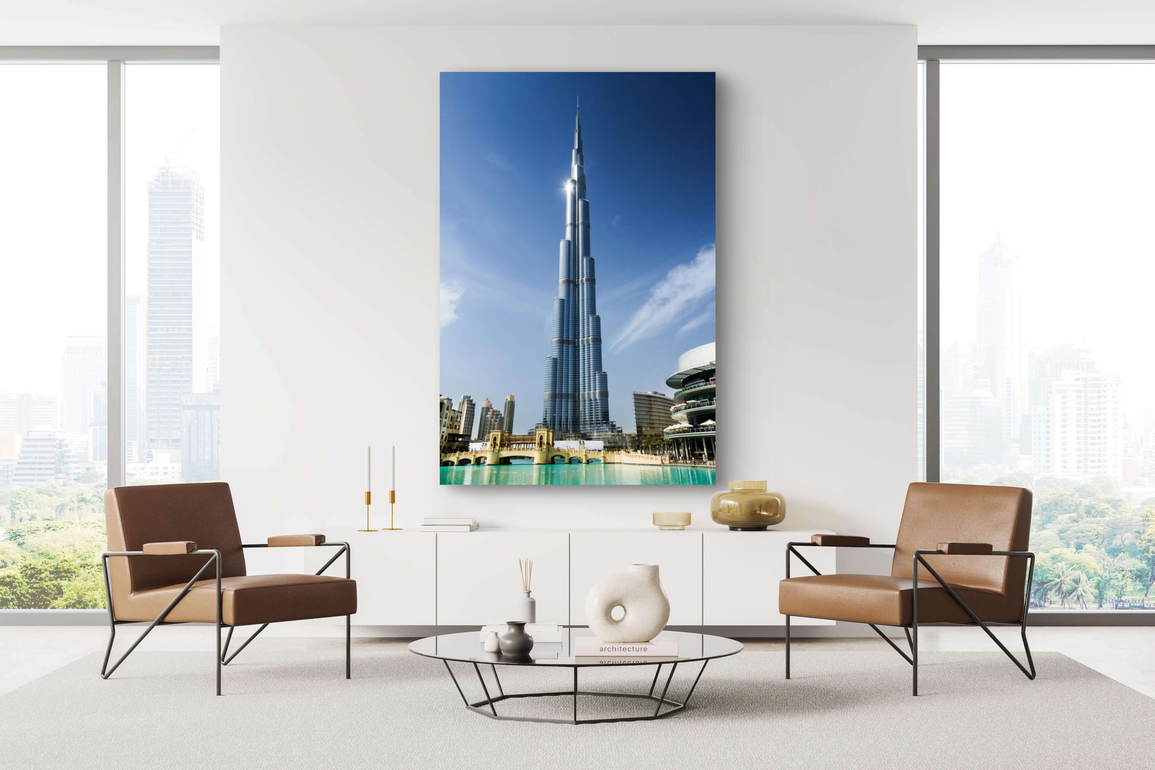 Burj Khalifa Dubai - 3436 wall art, Landscapes