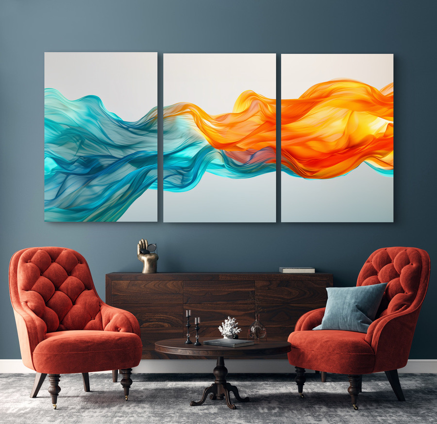 Merging Energy 7933 wall art, Abstract