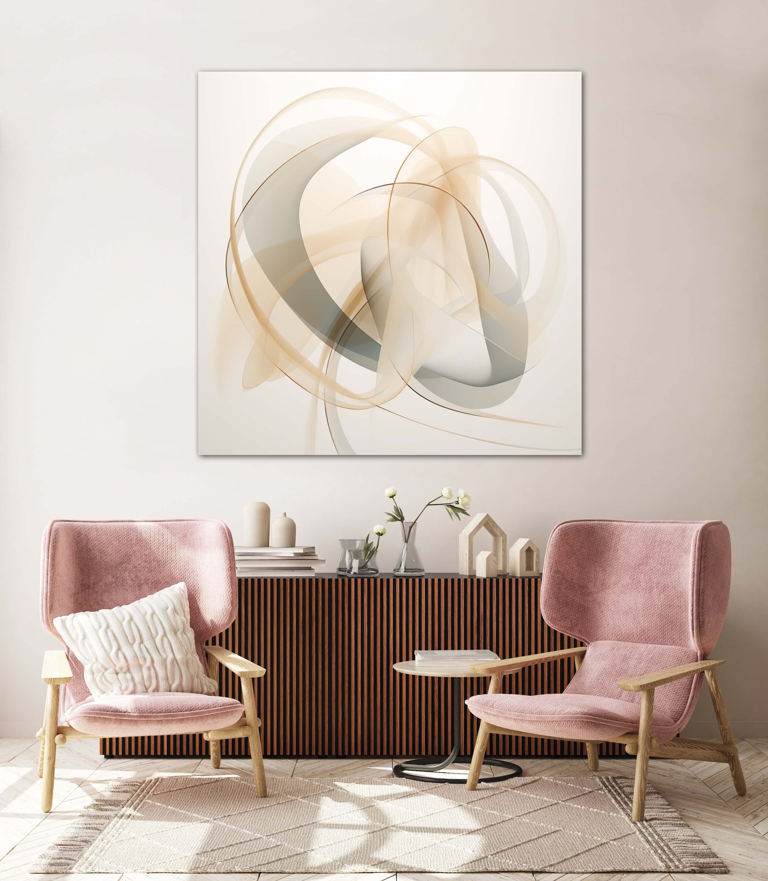 Layers of Color wall art, Abstract