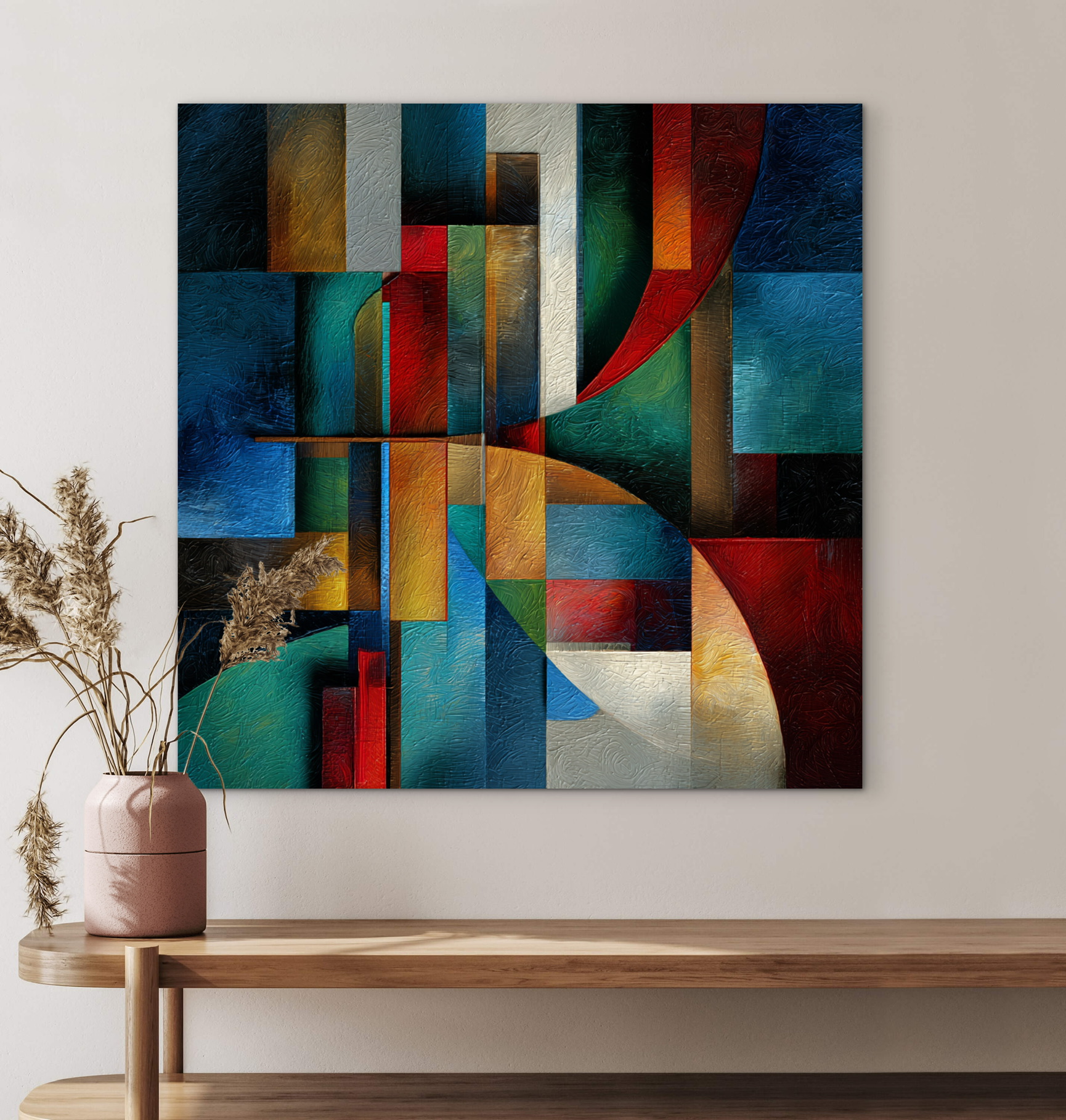 Layers of Energy wall art, Abstract