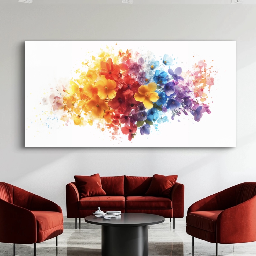Flowers 808 wall art, Landscapes