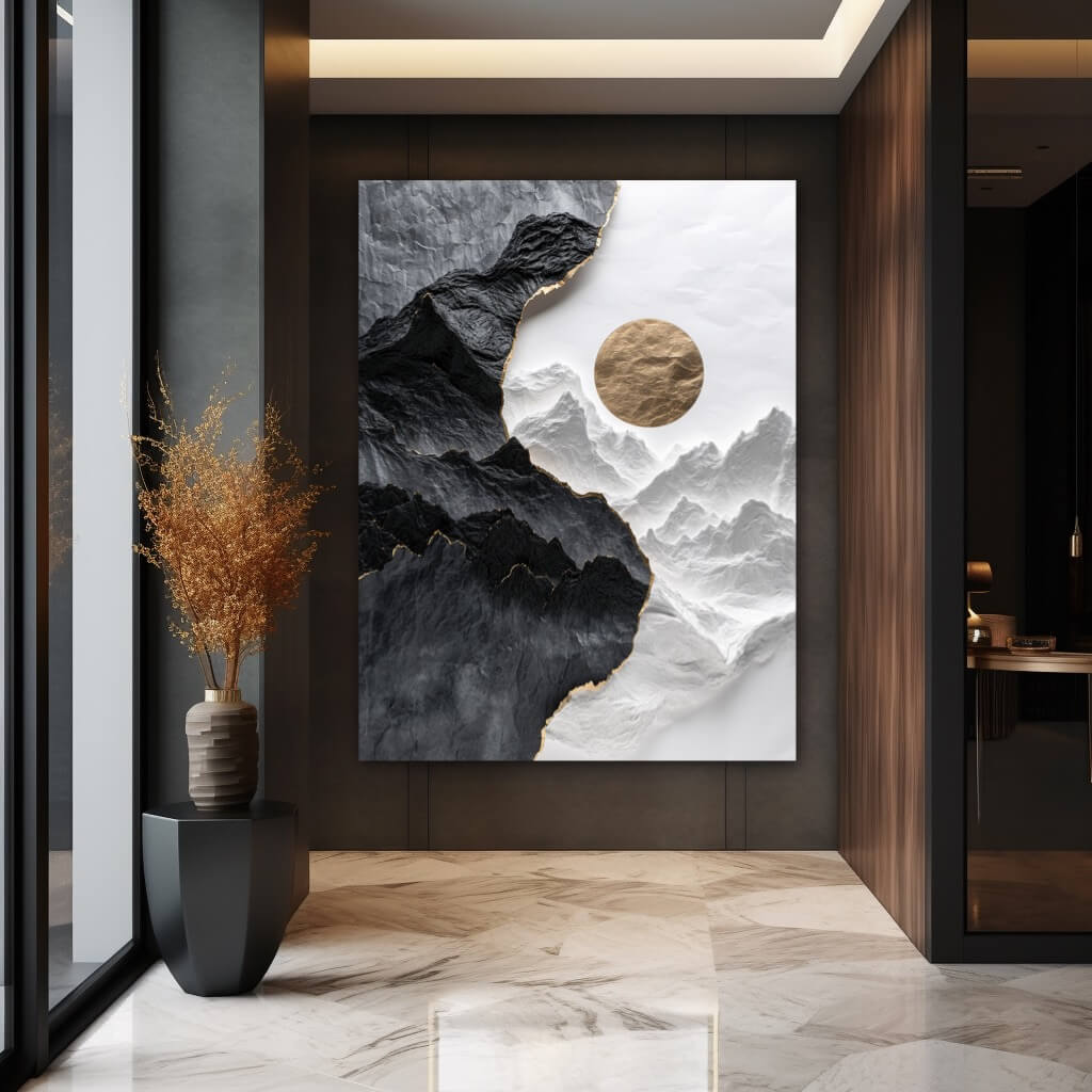 Lines of Light wall art, Abstract