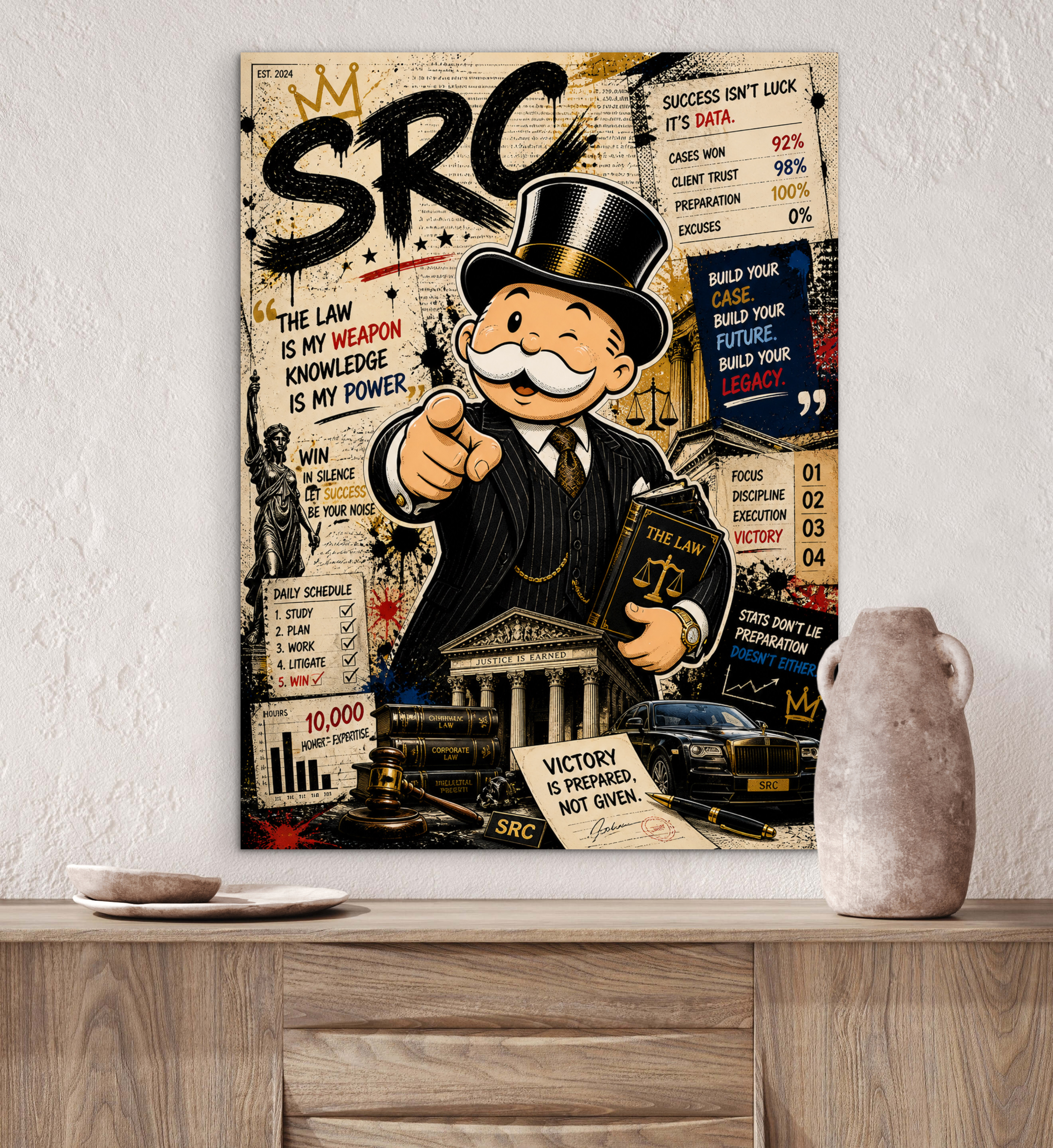 תמונת קיר מלך השפע, Alec Monopoly