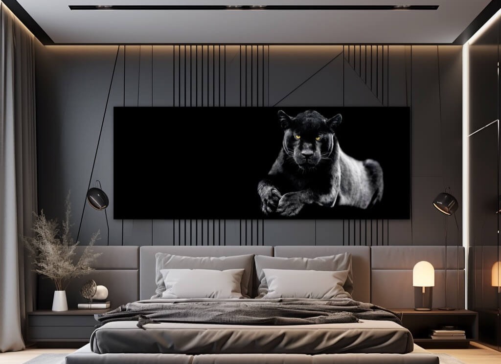 Black Panther wall art, Animals