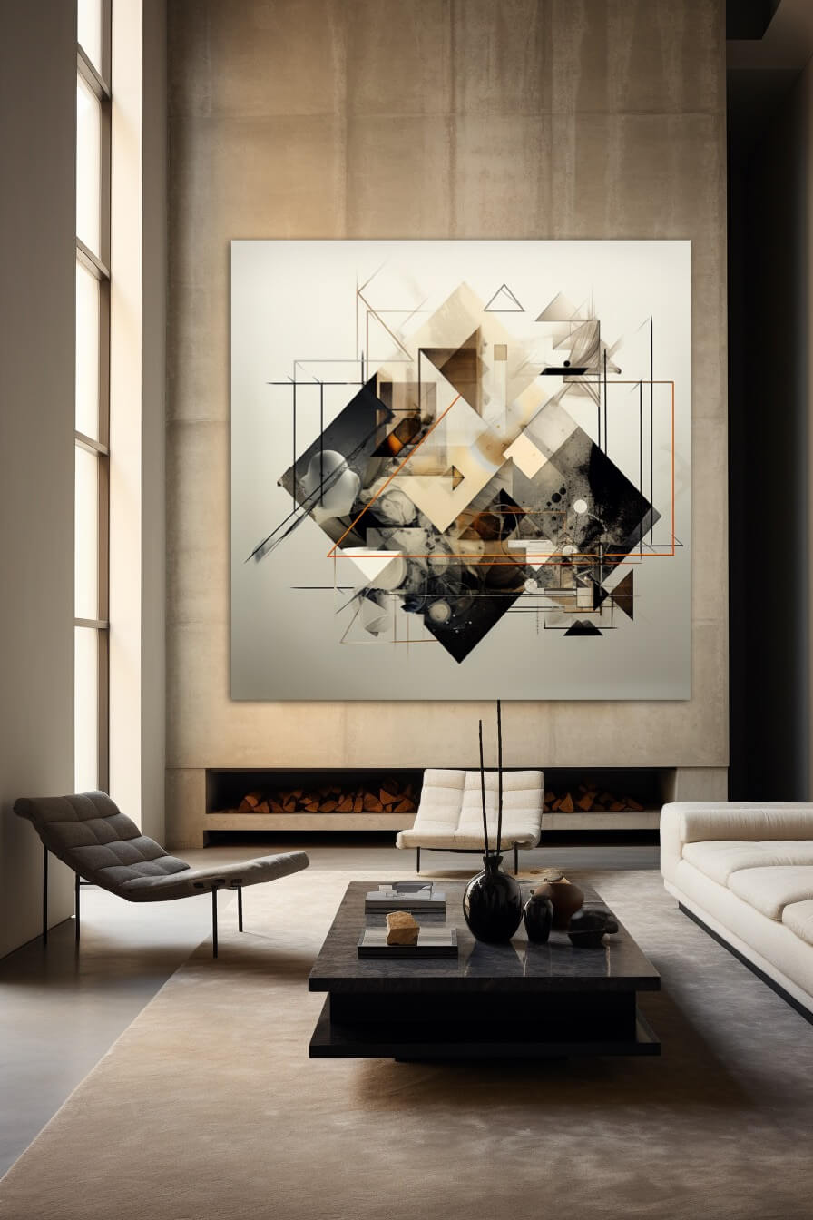 Dance of Colors wall art, Abstract